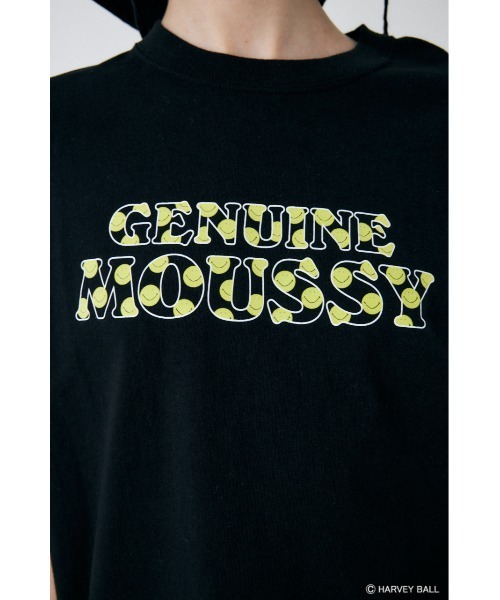 MOUSSY(マウジー)の「SMILEY FACE MOUSSY LOGO Tシャツ(Tシャツ/カットソー・レディース・ホワイト/ブラック/グリーン・1/2)」の11枚目の写真