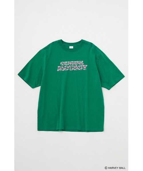 MOUSSY(マウジー)の「SMILEY FACE MOUSSY LOGO Tシャツ(Tシャツ/カットソー・レディース・ホワイト/ブラック/グリーン・1/2)」の17枚目の写真