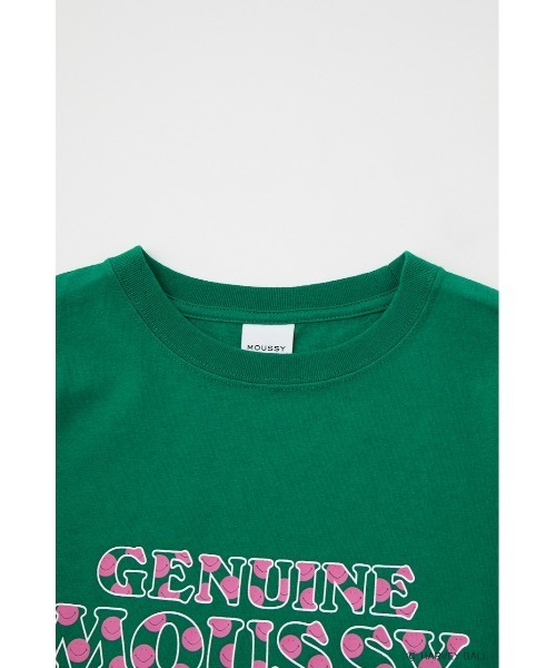 MOUSSY(マウジー)の「SMILEY FACE MOUSSY LOGO Tシャツ(Tシャツ/カットソー・レディース・ホワイト/ブラック/グリーン・1/2)」の22枚目の写真