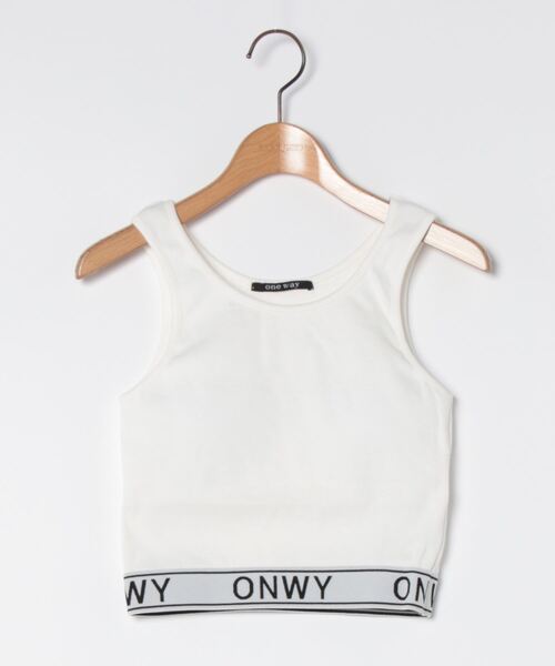 one way（ワンウェイ）の「OWロゴショートタンク（タンクトップ・レディース・ブラック/ホワイト・FREE）」の13枚目の写真