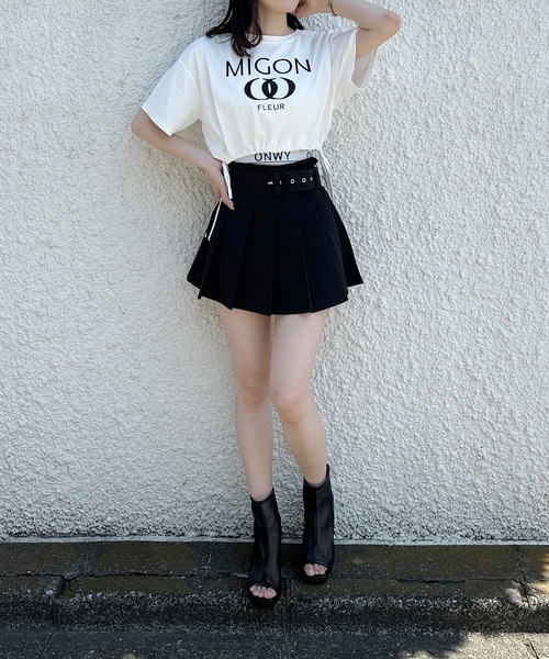 one way（ワンウェイ）の「OWロゴショートタンク（タンクトップ・レディース・ブラック/ホワイト・FREE）」の12枚目の写真