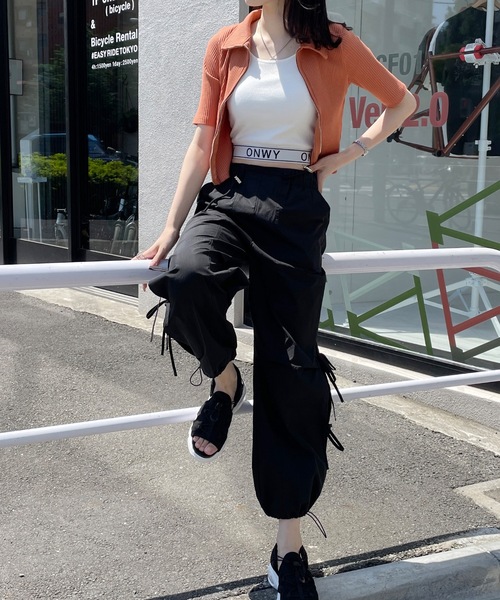 one way（ワンウェイ）の「OWロゴショートタンク（タンクトップ・レディース・ブラック/ホワイト・FREE）」の19枚目の写真