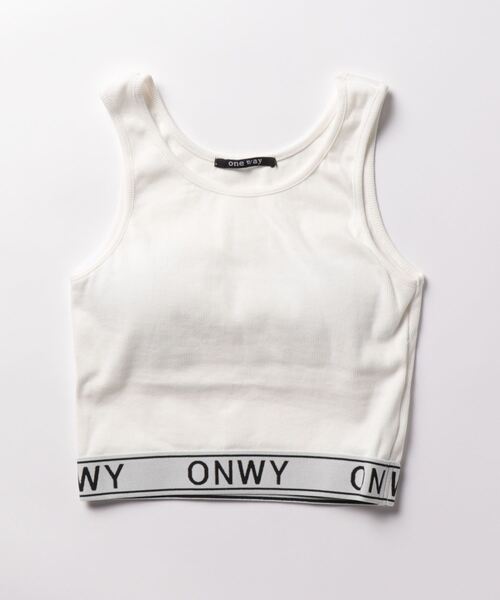 one way（ワンウェイ）の「OWロゴショートタンク（タンクトップ・レディース・ブラック/ホワイト・FREE）」の21枚目の写真