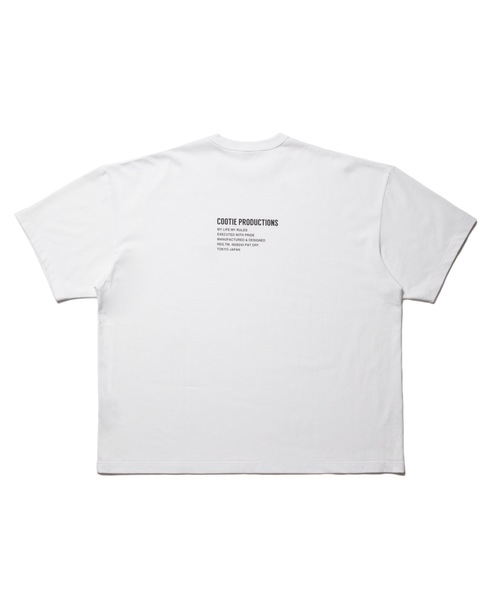 COOTIE PRODUCTIONS（クーティープロダクションズ）の「C/R Smooth Jersey S/S Tee（Tシャツ/カットソー・メンズ・ホワイト/ブラック/グレー系その他・MEDIUM/LARGE/X-LARGE/SMALL）」の5枚目の写真