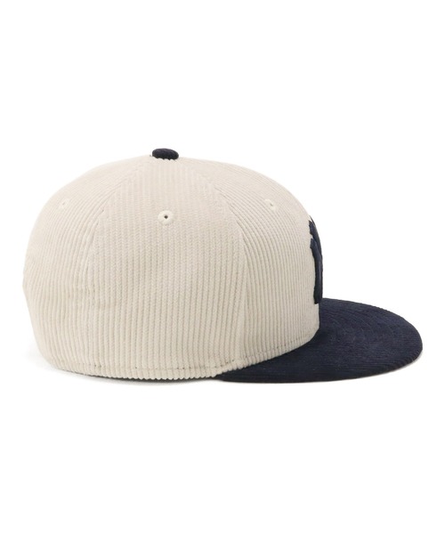 NEW ERA(ニューエラ)の「ニューエラキッズ キャップ MLB コーデュロイ(キャップ・キッズ・ベージュ系その他/ベージュ・52-56cm)」の4枚目の写真