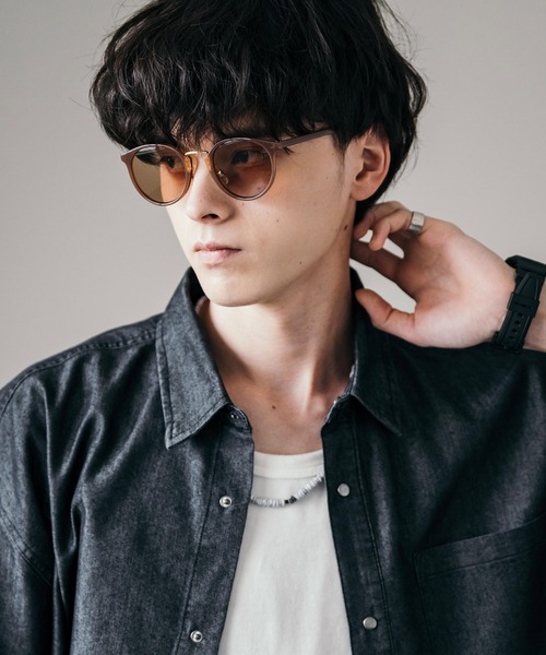 Rocky Monroe（ロッキーモンロー）の「コンビボストンカラーレンズサングラス（サングラス・メンズ・H/M/N/B/D/E/G/F/A/O/Q/R/L/K/P/J・FREE）」の7枚目の写真