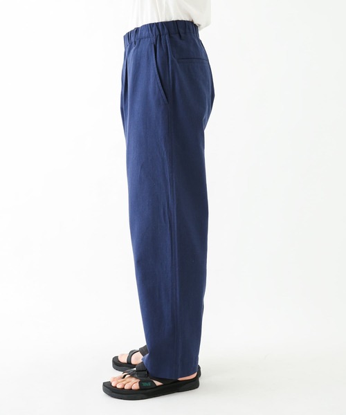 URBAN RESEARCH Sonny Label（アーバンリサーチサニーレーベル）の「コットンリネンワイドストレートパンツ（その他パンツ・メンズ・ネイビー/ナチュラル・MEDIUM/LARGE）」の19枚目の写真