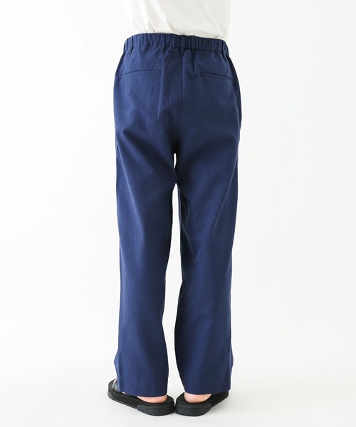 URBAN RESEARCH Sonny Label（アーバンリサーチサニーレーベル）の「コットンリネンワイドストレートパンツ（その他パンツ・メンズ・ネイビー/ナチュラル・MEDIUM/LARGE）」の20枚目の写真