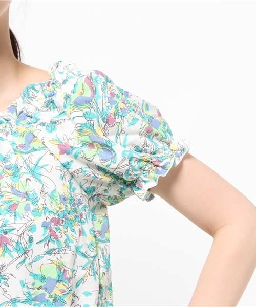 one after another NICE CLAUP(ワンアフターアナザーナイスクラップ)の「【non-no8月号掲載 ナイスクラップ】リゾートなブラウス(シャツ/ブラウス・レディース・オレンジ/グリーン/ネイビー・FREE)」の9枚目の写真