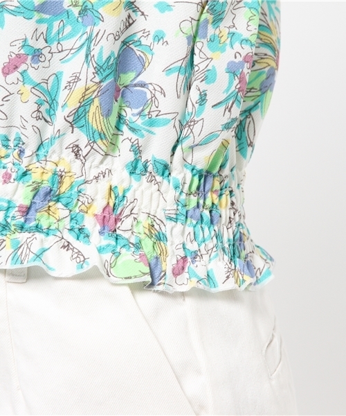 one after another NICE CLAUP(ワンアフターアナザーナイスクラップ)の「【non-no8月号掲載 ナイスクラップ】リゾートなブラウス(シャツ/ブラウス・レディース・オレンジ/グリーン/ネイビー・FREE)」の10枚目の写真