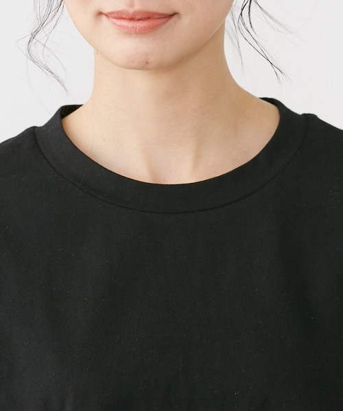 Le temps riche(ルタンリッシュ)の「クレイジー配色半袖Tシャツ <Le temps riche>(Tシャツ/カットソー・レディース・ホワイト系その他/ブラック系その他・L/M)」の4枚目の写真