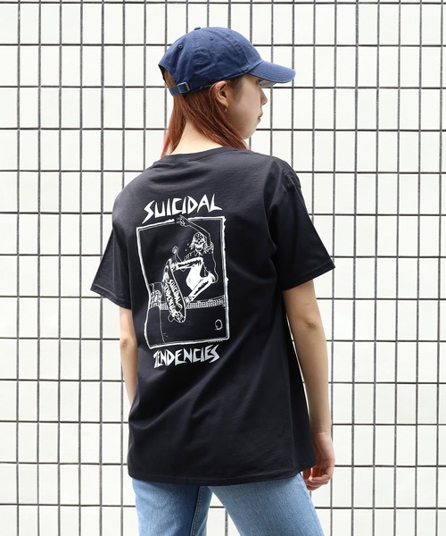 ROOPTOKYO(ループトウキョウ)の「SUICIDAL TENDENCIES TS 8 Skater + Sticker Tシャツ グラフィックTシャツ(Tシャツ/カットソー・メンズ・ホワイト/ブラック・M/L/XL)」の21枚目の写真