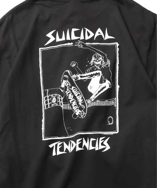 ROOPTOKYO(ループトウキョウ)の「SUICIDAL TENDENCIES TS 8 Skater + Sticker Tシャツ グラフィックTシャツ(Tシャツ/カットソー・メンズ・ホワイト/ブラック・M/L/XL)」の10枚目の写真
