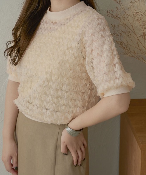 【Amber Neige】新品 アイボリー フリル水着　free size オフショルフリルスイムウェア（水着）｜Ambre Neige（アンブル