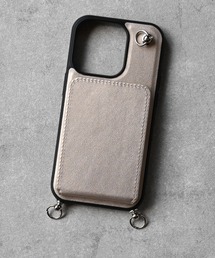 An+u（アンユー）の「ミラー・カードポケット スマホケース iPhone 14pro（スマホケース/カバー）」