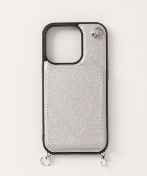 An+u(アンユー)の「ミラー・カードポケット スマホケース iPhone 14pro(スマホケース/カバー・レディース・シルバー/ピンク/グレイッシュベージュ/シャンパン/ペールイエロー/セージグリーン/ダークブラウン・ONE SIZE)」の15枚目の写真