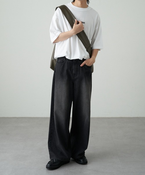 COLONY 2139（コロニートゥーワンスリーナイン）の「BIGショルダーバッグ（ショルダーバッグ・メンズ・ブラック/カーキ・FREE）」の12枚目の写真