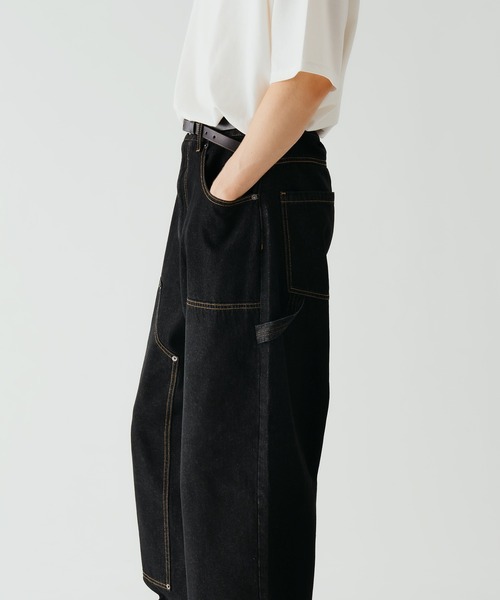 WETTEMPT(ウィテンプト)の「DOUBLE KNEE DENIM PANTS /ダブルニーデニムパンツ(デニムパンツ・メンズ・ブラック/グレー・SMALL/MEDIUM/LARGE)」の18枚目の写真