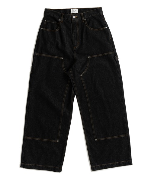 WETTEMPT(ウィテンプト)の「DOUBLE KNEE DENIM PANTS /ダブルニーデニムパンツ(デニムパンツ・メンズ・ブラック/グレー・SMALL/MEDIUM/LARGE)」の7枚目の写真