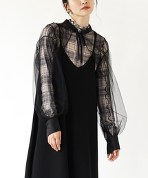 e-zakkamania stores | シアー パフスリーブボレロ(シャツ/ブラウス)