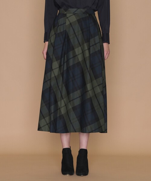 MACKINTOSH LONDON（マッキントッシュ ロンドン）の「ブラックウォッチスカート（スカート・レディース・ネイビー・38/36）」の4枚目の写真