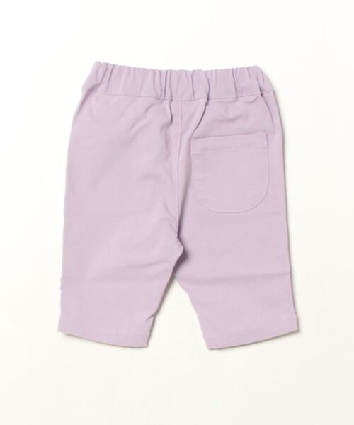 Crescent(クレッセント)の「無地・小花柄ストレッチツイルハーフパンツ(その他パンツ・キッズ・ベージュ/ラベンダー/アイボリー・80/95/90/100/110/120/130)」の4枚目の写真