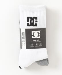 DC（ディーシー）の「DC SHOES SPP DC CREW 3PK / ディーシーシューズ DCクルー（ソックス/靴下・メンズ）」