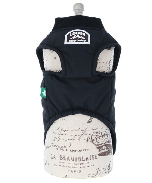 LOGOS（ロゴス）の「LOGOS/中綿スクエアベスト（ペットウェア・メンズ・ブラック/ブラウン・3L/S/2L/XS/L/M）」の5枚目の写真