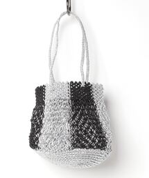 Swaraj/スワラージ】メッシュレザーTOTE(手編み)SHEEPレザー（トート