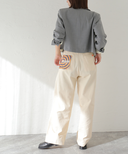 Oriens JOURNAL STANDARD（オリエンス ジャーナルスタンダード）の「【GANNI / ガニー】Drapey Melange Short Blazer：ジャケット（テーラードジャケット・レディース・チャコールグレー・36）」の5枚目の写真