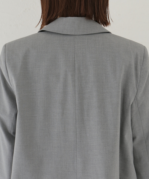 セール】【GANNI / ガニー】Drapey Melange Short Blazer
