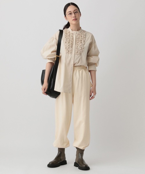 saloon（サルーン）の「SALOON(サルーン)/スウェットパンツ（スウェットパンツ・レディース・グレー/グリーン/アイボリー・FREE）」の4枚目の写真