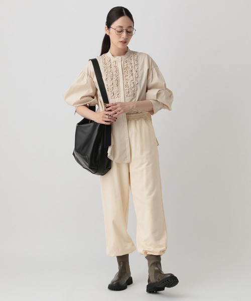 saloon（サルーン）の「SALOON(サルーン)/スウェットパンツ（スウェットパンツ・レディース・グレー/グリーン/アイボリー・FREE）」の5枚目の写真