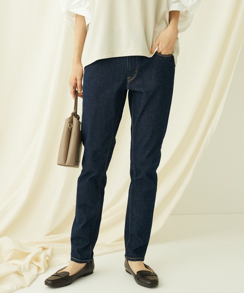 CRAFT STANDARD BOUTIQUE(クラフトスタンダードブティック)の「スキニーデニムパンツ(デニムパンツ・レディース・ブラック/ワンウォッシュ/グレー/インディゴブルー・M/L/S)」の1枚目の写真