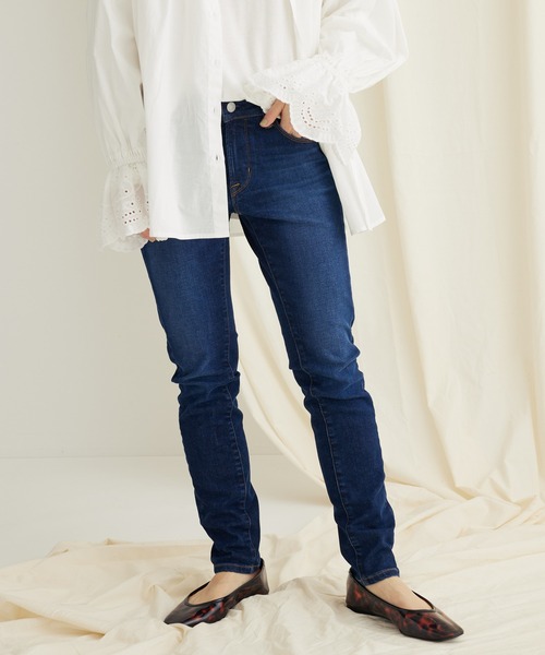 CRAFT STANDARD BOUTIQUE(クラフトスタンダードブティック)の「スキニーデニムパンツ(デニムパンツ・レディース・ブラック/ワンウォッシュ/グレー/インディゴブルー・M/L/S)」の4枚目の写真