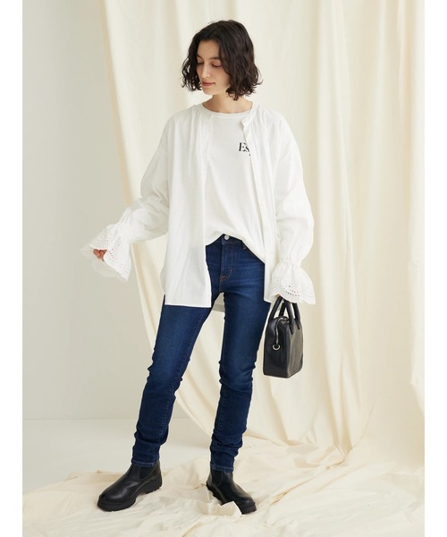 CRAFT STANDARD BOUTIQUE(クラフトスタンダードブティック)の「スキニーデニムパンツ(デニムパンツ・レディース・ブラック/ワンウォッシュ/グレー/インディゴブルー・M/L/S)」の9枚目の写真