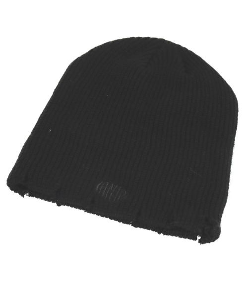 ANAP(アナップ)の「サークルロゴダメージビーニー(ニットキャップ/ビーニー・レディース・オフホワイト/ブラック/ダークグレー/オレンジ・FREE)」の13枚目の写真