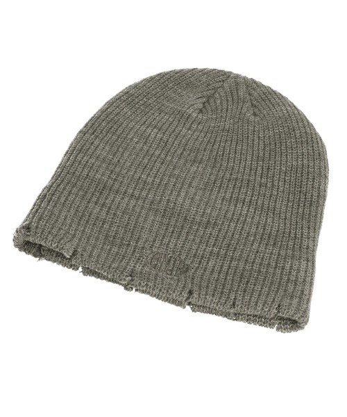 ANAP(アナップ)の「サークルロゴダメージビーニー(ニットキャップ/ビーニー・レディース・オフホワイト/ブラック/ダークグレー/オレンジ・FREE)」の14枚目の写真