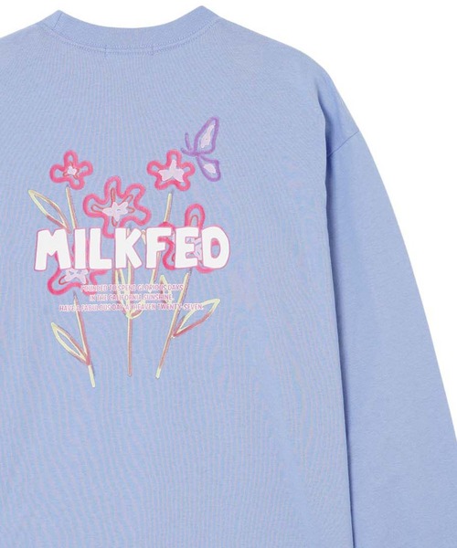 MILKFED.（ミルクフェド）の「SCRIBBLE L/S TEE（Tシャツ/カットソー・レディース・ブラック/ホワイト/ライトブルー・L/M）」の3枚目の写真