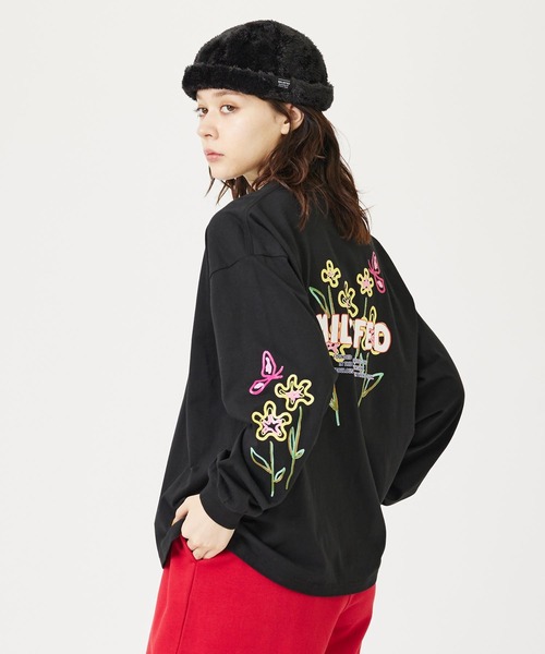 MILKFED.（ミルクフェド）の「SCRIBBLE L/S TEE（Tシャツ/カットソー・レディース・ブラック/ホワイト/ライトブルー・L/M）」の2枚目の写真