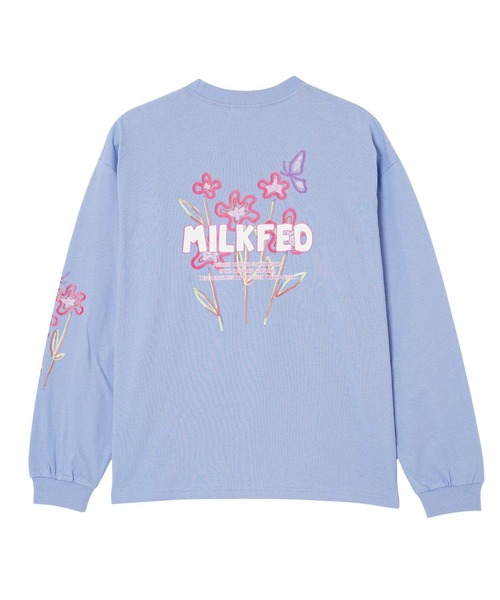 MILKFED.（ミルクフェド）の「SCRIBBLE L/S TEE（Tシャツ/カットソー・レディース・ブラック/ホワイト/ライトブルー・L/M）」の11枚目の写真
