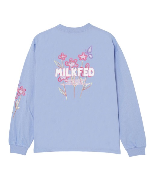 MILKFED.（ミルクフェド）の「SCRIBBLE L/S TEE（Tシャツ/カットソー・レディース・ブラック/ホワイト/ライトブルー・L/M）」の21枚目の写真