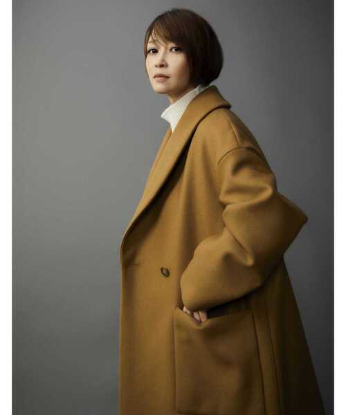 セール】【辺見えみりさんコラボ】ショールカラーコート（その他