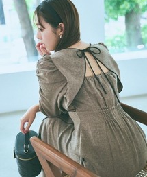 mysty woman | ツイードエンパイアワンピ 982134(ワンピース)