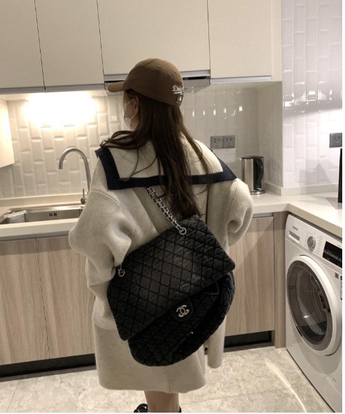 aimoha（アイモハ）の「セーラーデザインニット編みショートコート（ダッフルコート・レディース・ホワイト/ベージュ/ブラック・FREE）」の8枚目の写真