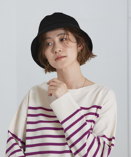 abahouse mavie（アバハウスマヴィ）の「フェイクスエードバケットハット（ハット・レディース・ブラック/ベージュ/アイボリー/ブラック系その他・フリー）」の8枚目の写真