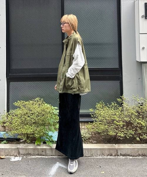 feepur(フェピュール)の「ボーダールーズロンTee(Tシャツ/カットソー・レディース・ネイビー/ブルー/パープル/ホワイト×ブラック/ホワイト×レッド・MEDIUM)」の7枚目の写真