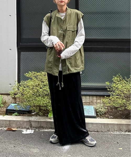 feepur(フェピュール)の「ボーダールーズロンTee(Tシャツ/カットソー・レディース・ネイビー/ブルー/パープル/ホワイト×ブラック/ホワイト×レッド・MEDIUM)」の9枚目の写真