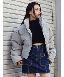 EVRIS | ファイバーショートブルゾン(ダウンジャケット/コート)