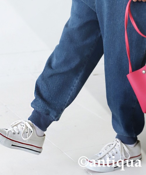 antiqua（アンティカ）の「デニムオールインワン（サロペット/オーバーオール・キッズ・ブルー系その他・150/140/160/130）」の11枚目の写真